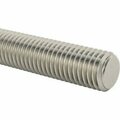 Bsc Preferred Super-Corrosion-Resistant 316 Stainless Steel Threaded Rod 1/4-28 Thread Size 2 Feet Long 93250A445